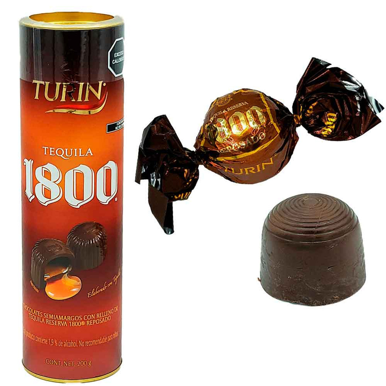 Turin Chocolates Tequila 1800 with Packaging
