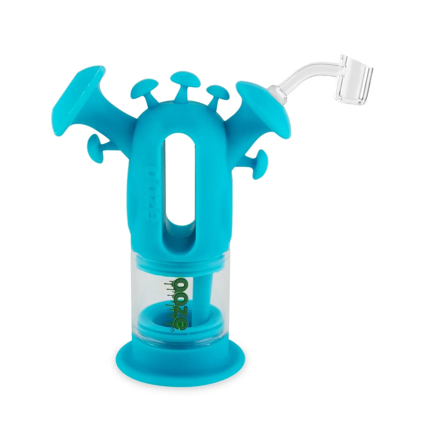 OOZE TRIP PIPE SILICONE BUBBLER Teal