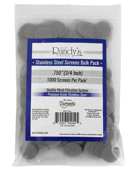 Randys Stainless Steel Screens Bulk 1000