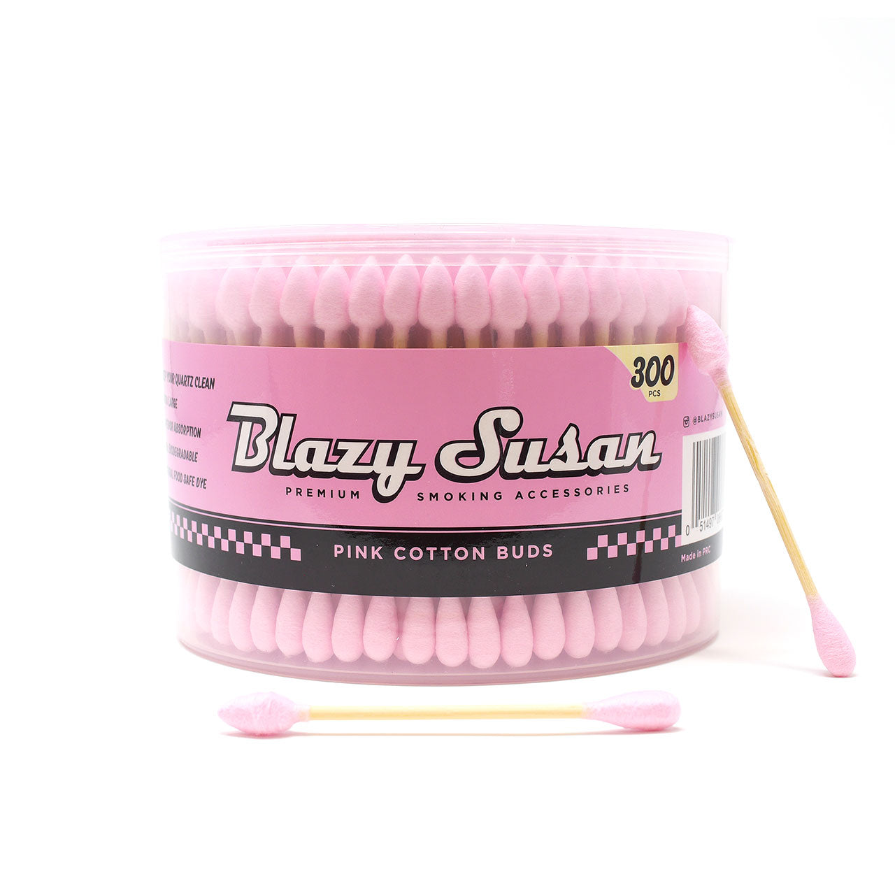 Blazy Susan Pink Cotton Buds | 300pcs