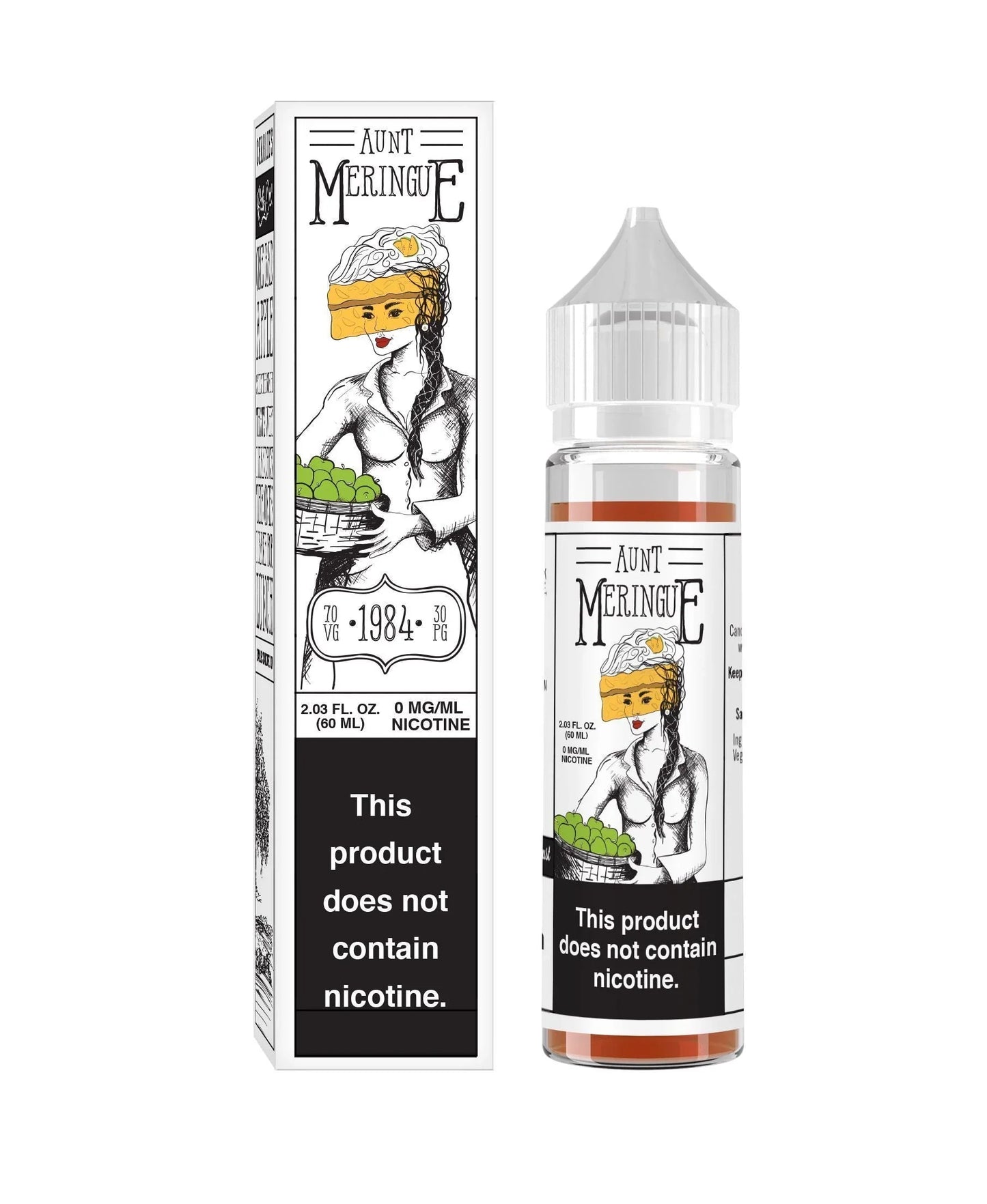 Charlie's Chalk Dust 60mL Aunt Meringue 1984 (Apple) with Packaging
