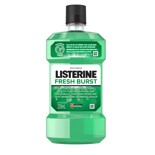 Listerine Mouthwash 6ct Fresh Burst