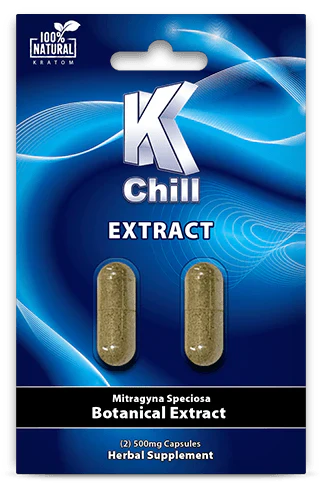 DBZ Kratom K Chill 2 Pill KC14095 with Packaging