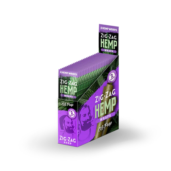 Zig-zag Hemp Wraps | 25 Pouches