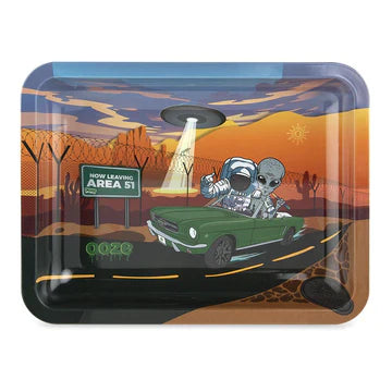 Ooze Metal Rolling Tray | Medium | Space Race