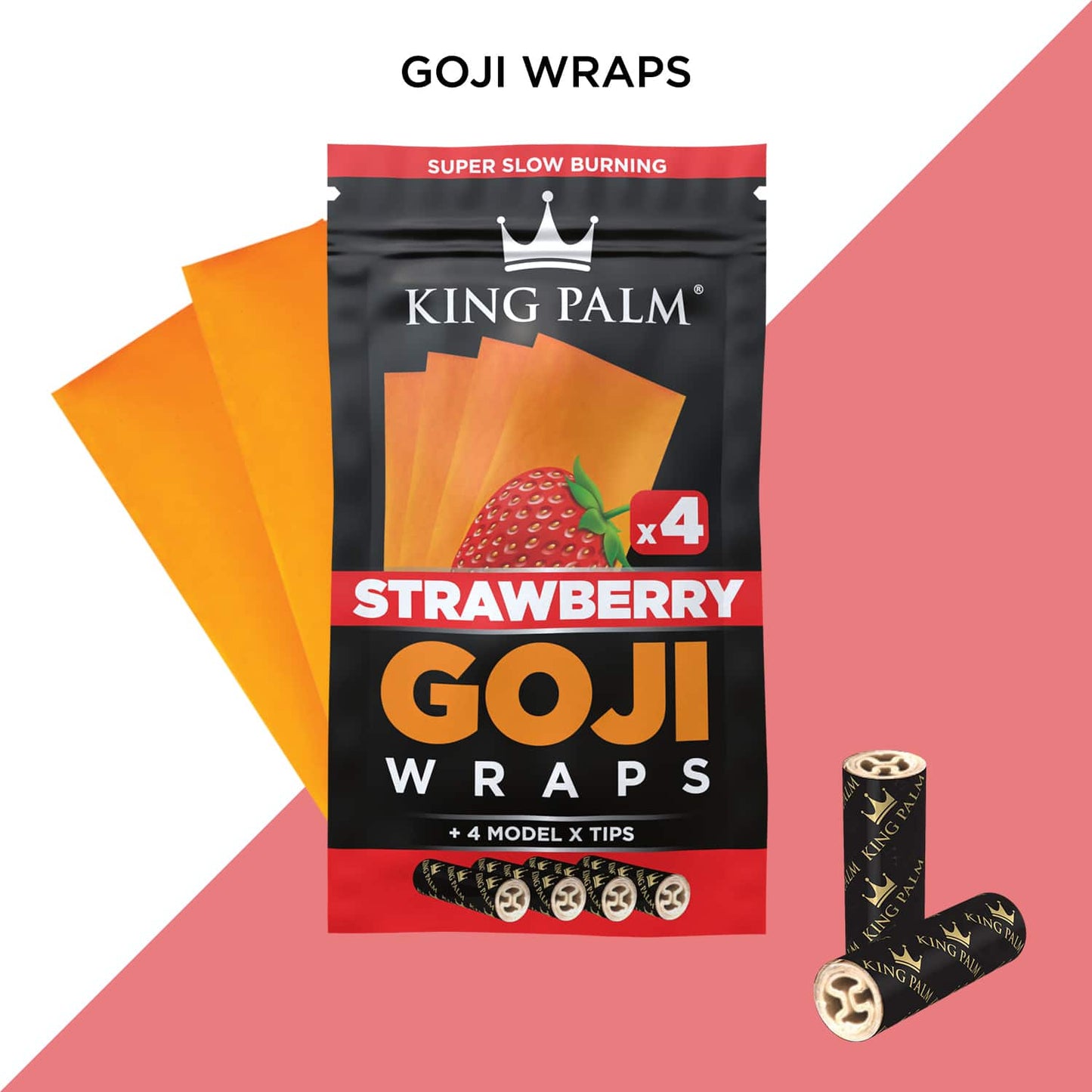King Palm Goji Wrap | Strawberry