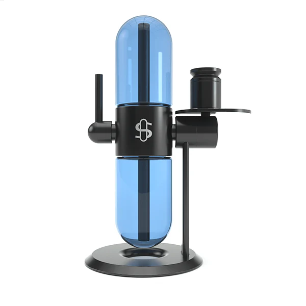 Stundenglass Single Glass Globe Blue