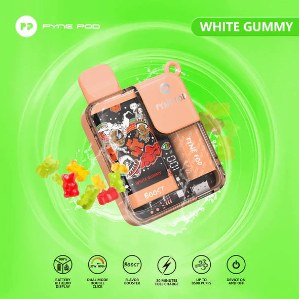 PYNE POD | 8500 PUFFS | 5% | White Gummy