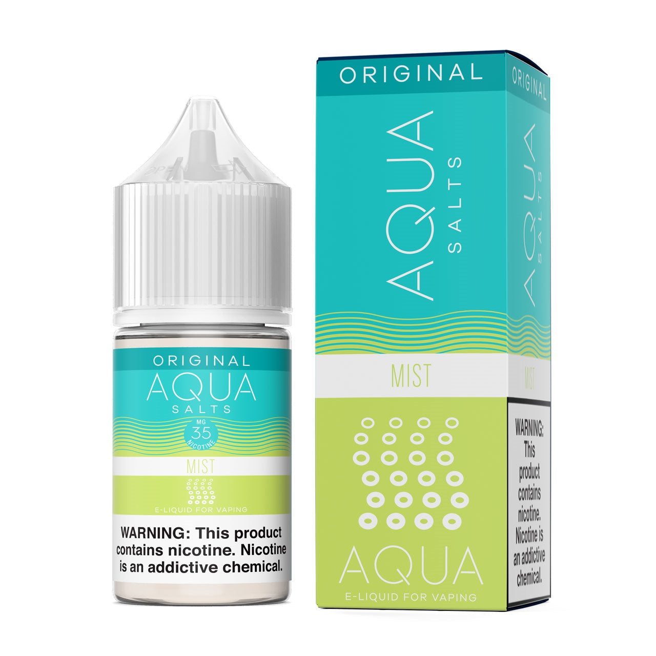 Aqua Salt Series E-Liquid 30mL (Salt Nic) | Mist Original with packaging