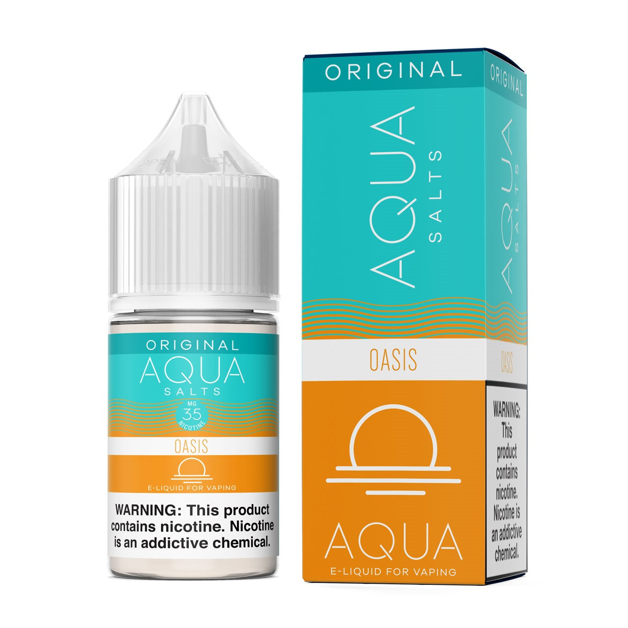 Aqua Salt Series E-Liquid 30mL (Salt Nic) | Oasis Original with packaging