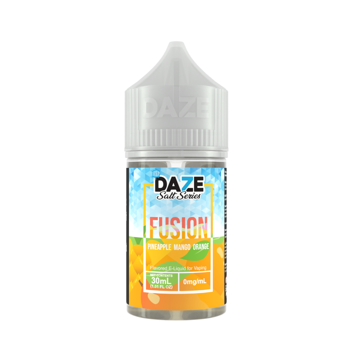 7Daze Fusion Salt Series E-Liquid 30mL (Salt Nic) | 30mg Pineapple Mango Orange Iced