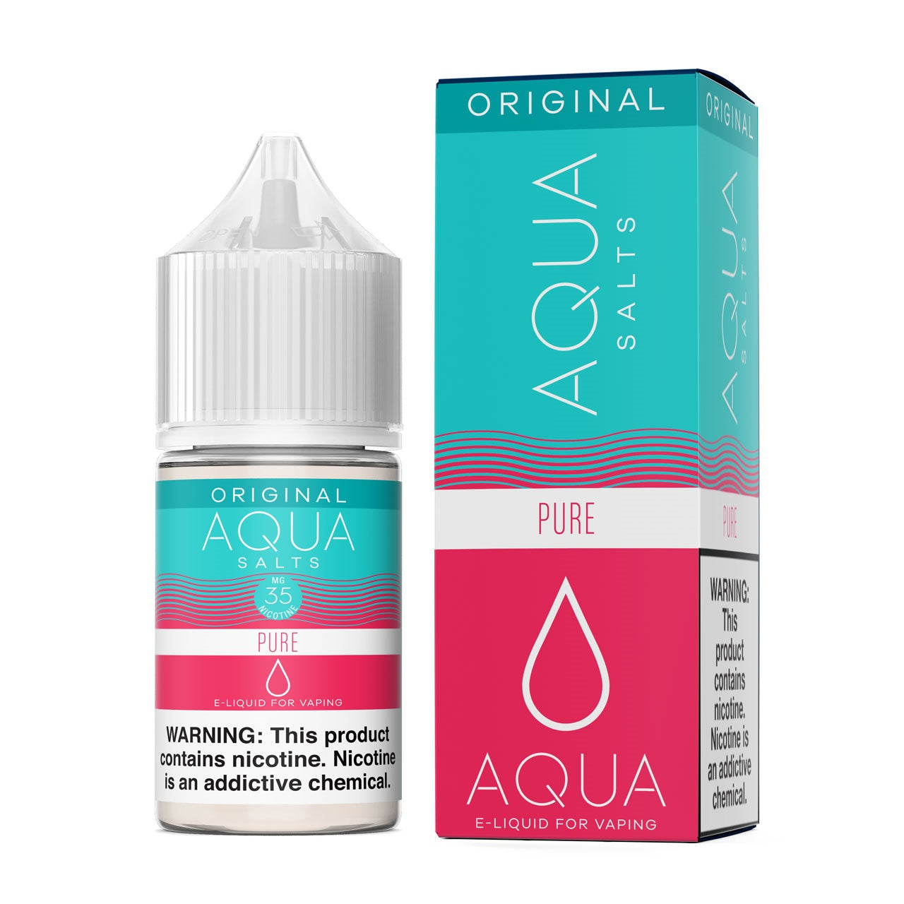 Aqua Salt Series E-Liquid 30mL (Salt Nic) | Pure Original with packaging