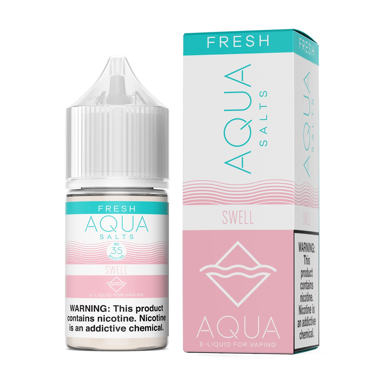 Aqua Salt Series E-Liquid 30mL (Salt Nic) | Swell with packaging