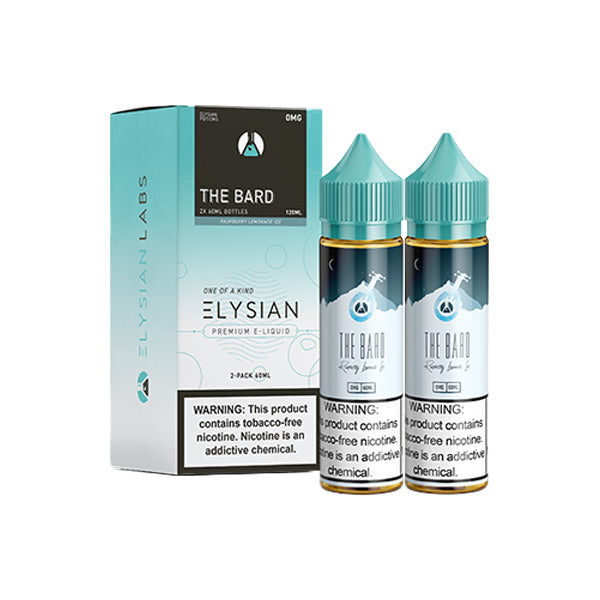 Elysian Series E-Liquid 120mL (Freebase) | The Bard with packaging