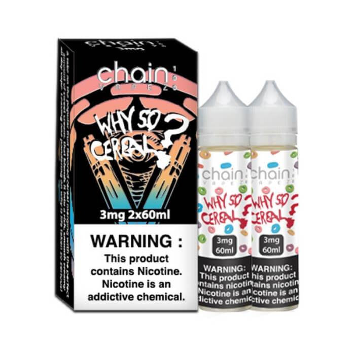Chain Vapez Series E-Liquid x2-60mL (120mL) Why So Cereal with packaging