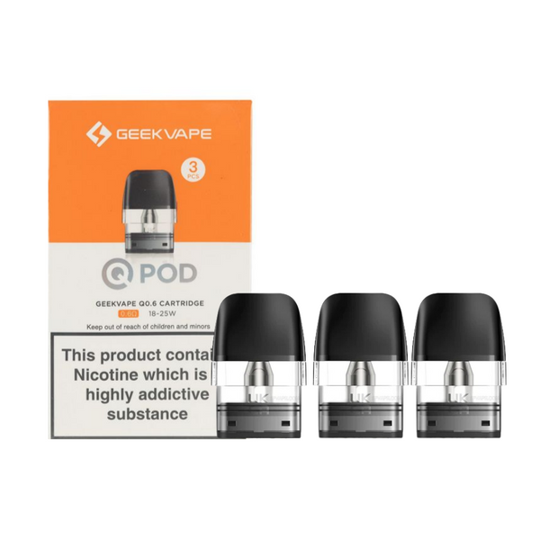 Geekvape Q Pod Cartridge | 3pcs | 0.6