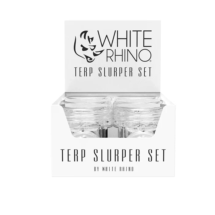 White Rhino Terp Sluper Set ClearWhite Rhino Terp Sluper Set Clear with packaging