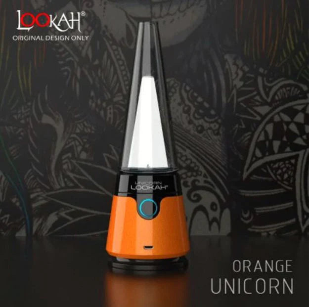 Lookah Unicorn Portable Electric Dab Rig Orange