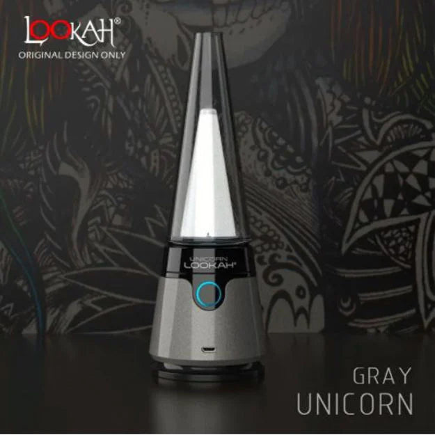 Lookah Unicorn Portable Electric Dab Rig Gray