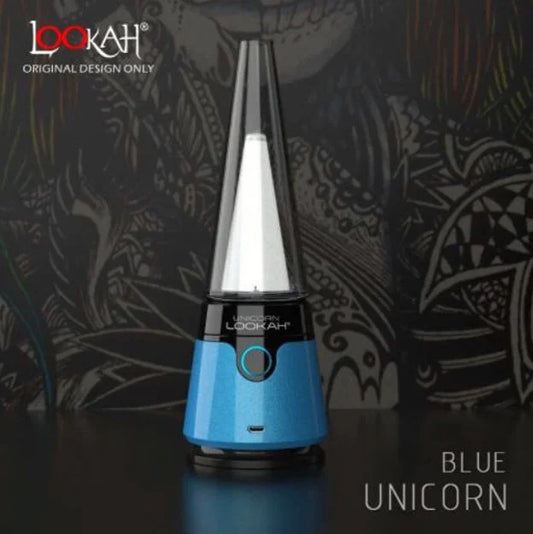 Lookah Unicorn Portable Electric Dab Rig Blue