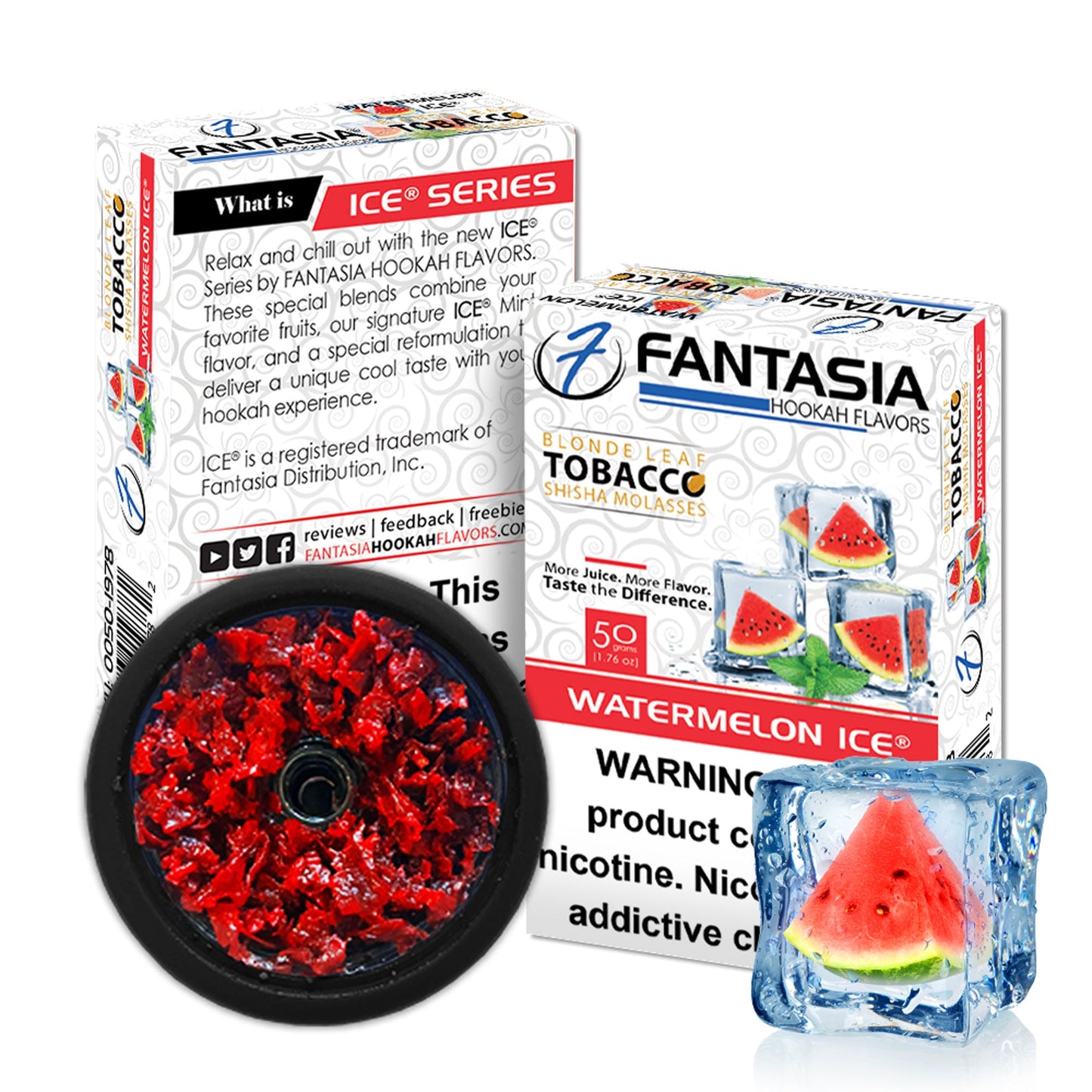 Fantasia Tobacco 50G Carton Watermelon Ice with Packaging