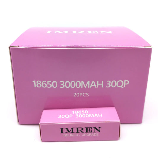Imren 18650 3000mAh 30QP Per Battery