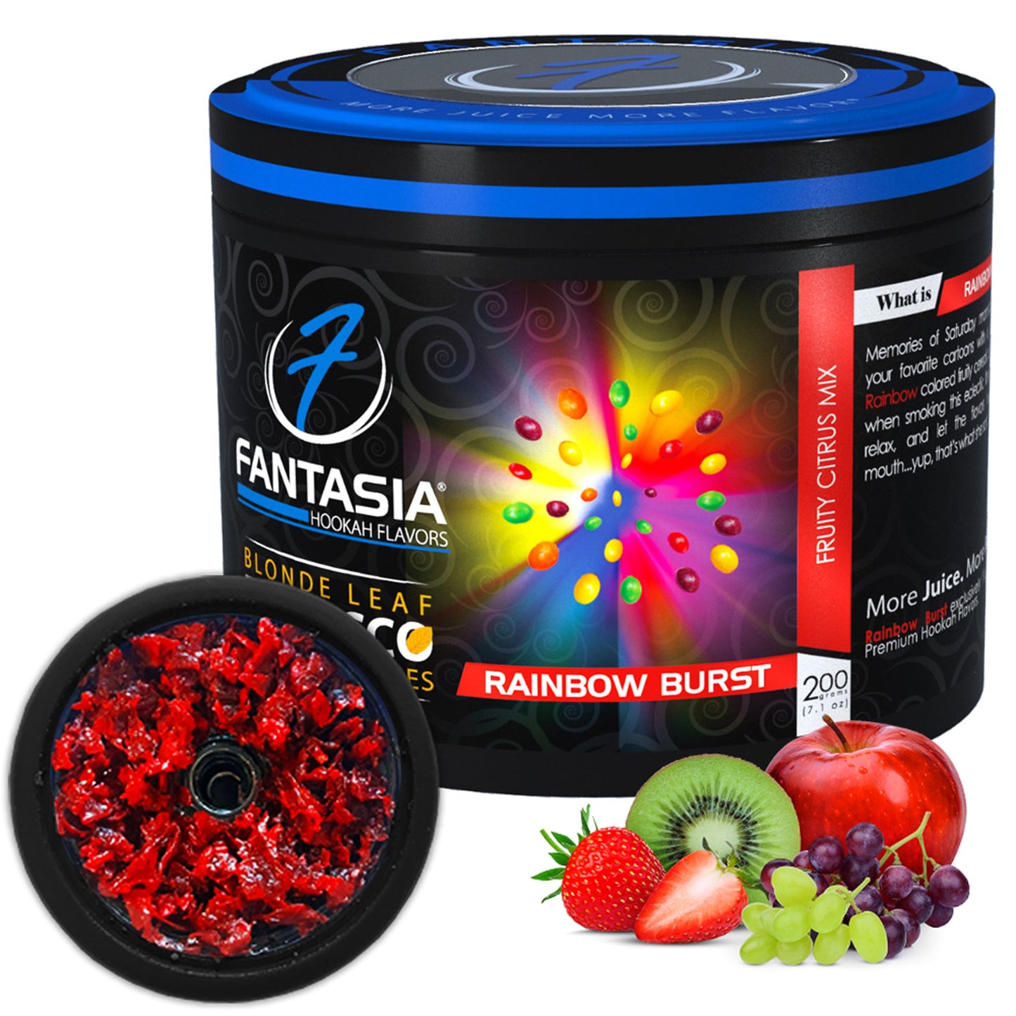Fantasia Tobacco 200G Jar Rainbow Burst