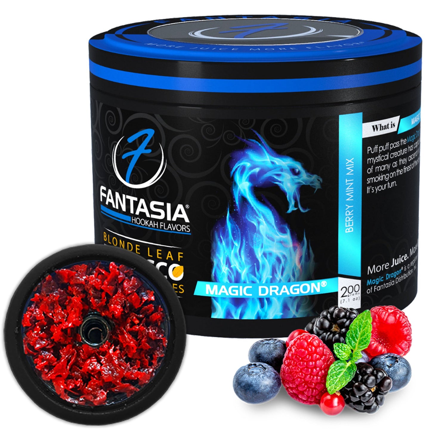 Fantasia Tobacco 200G Jar Magic Dragon