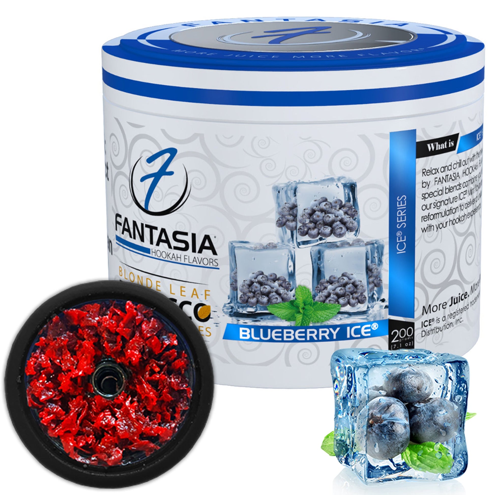 Fantasia Tobacco 200G Jar blueberry ice