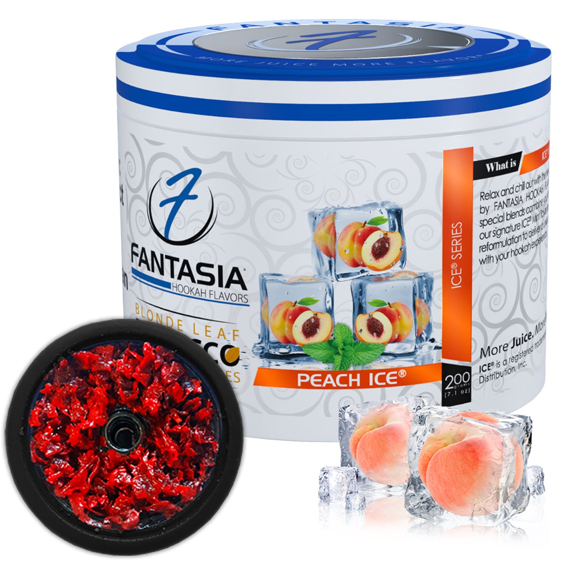 Fantasia Tobacco 200G Jar Peach Ice