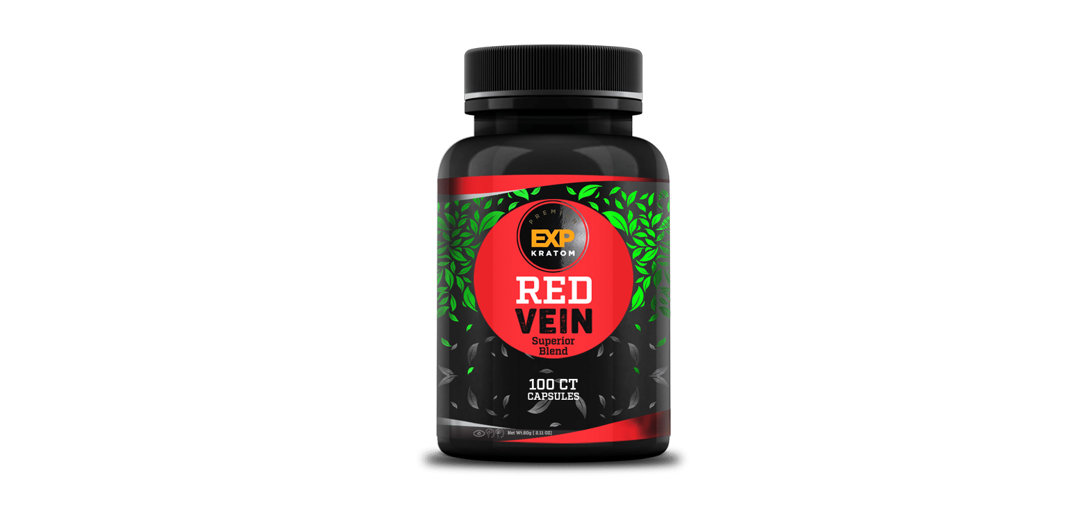 Exp Kratom 100ct Red Vein