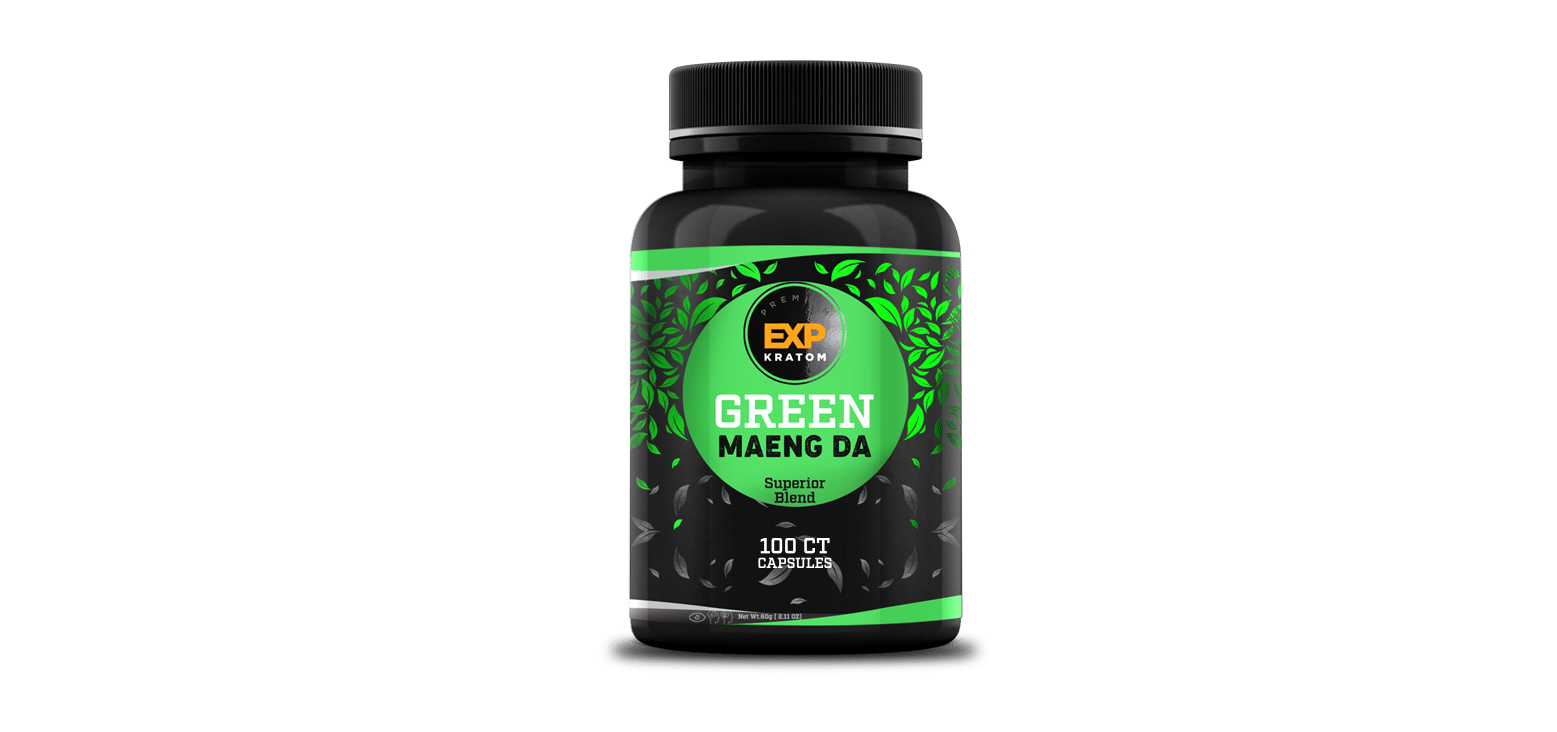 Exp Kratom 100ct Green Maeng Da