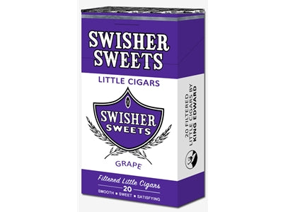 Swisher Sweets Filtered Cigars 20/10pk Grape with Packaging