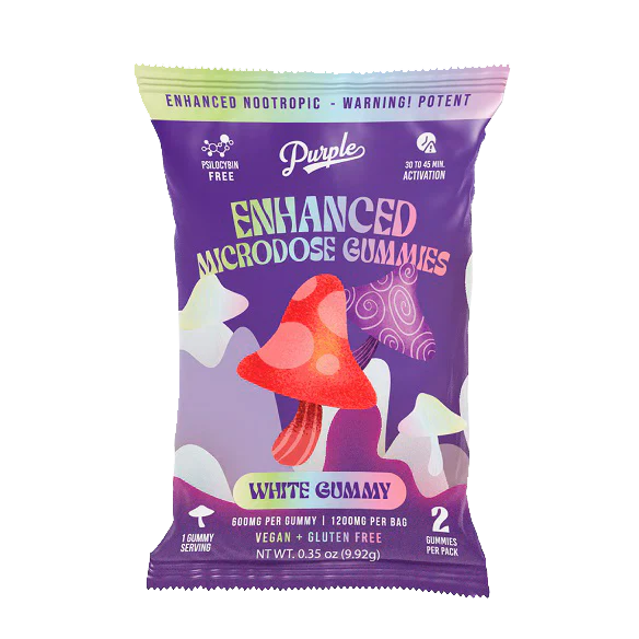Purple Enhanced Gummies 2/20ct White Gummy