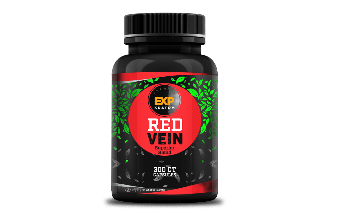 Exp Kratom 300ct Red Vein
