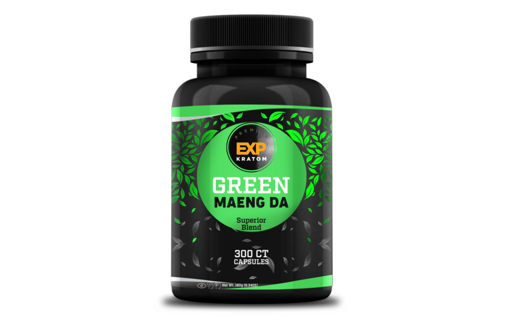 Exp Kratom 300ct Green Maeng Da