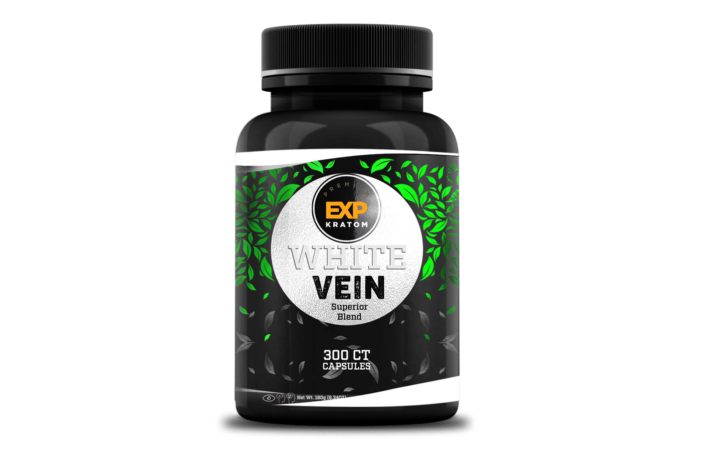 Exp Kratom 300ct White Vein