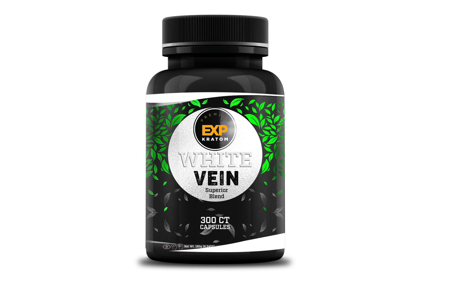 Exp Kratom 300ct White Vein