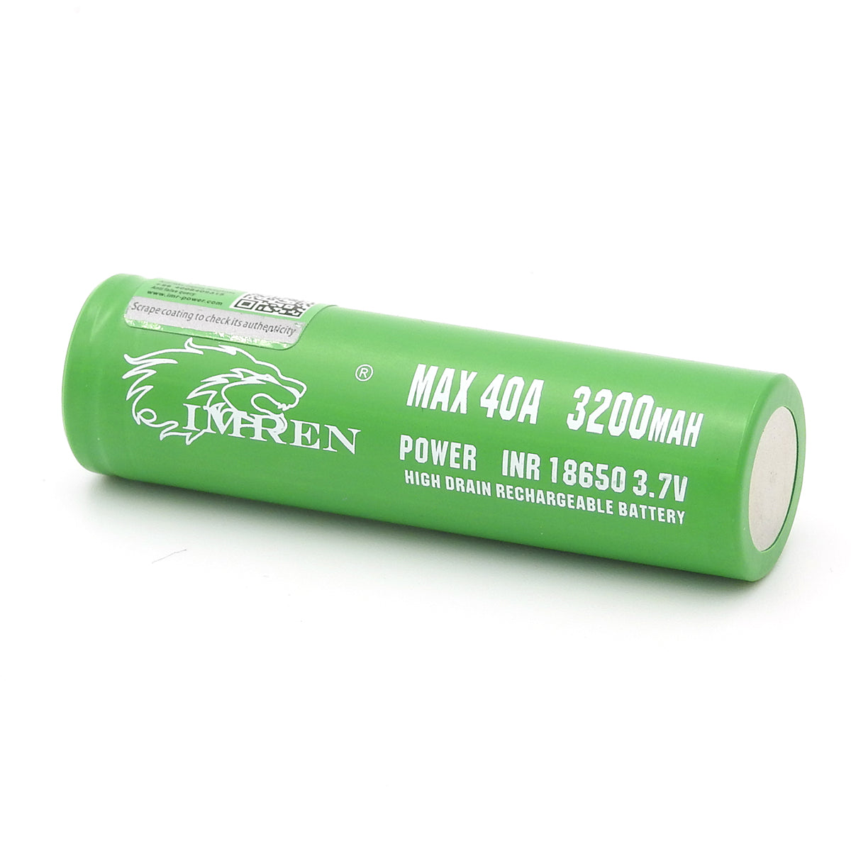 Imren 18650 3200 mAh Max 40A 2 Pack