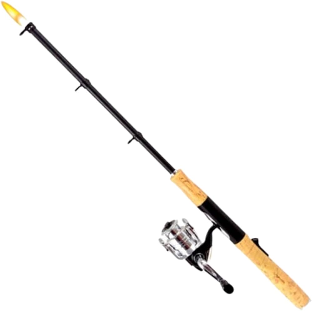 BBQ Lighter Single Reel Fishing Pole