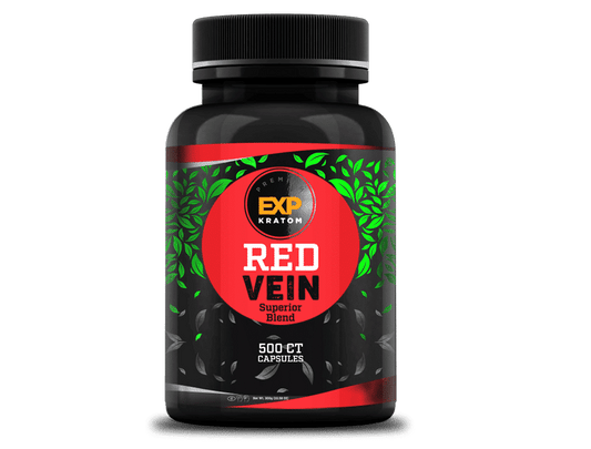 Exp Kratom 500ct Red Vein