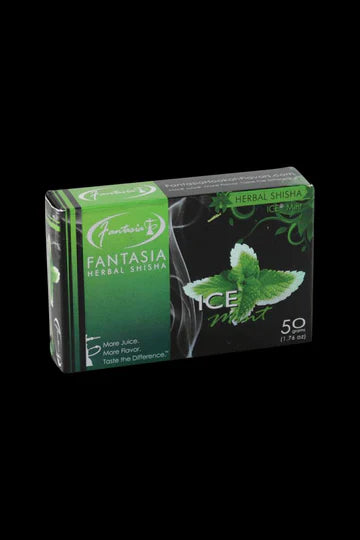 Fantasia Nicotine Free Herbal Ice Mint Packaging
