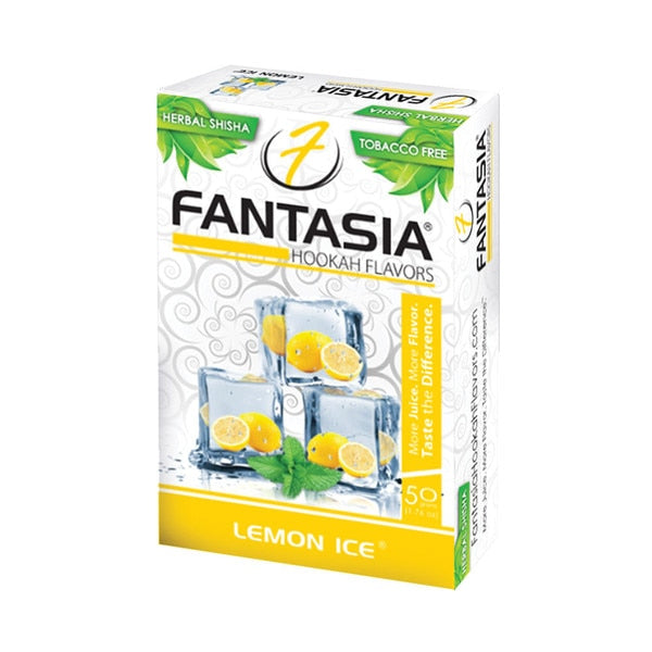 Fantasia Nicotine Free Herbal Lemon Ice Packaging 