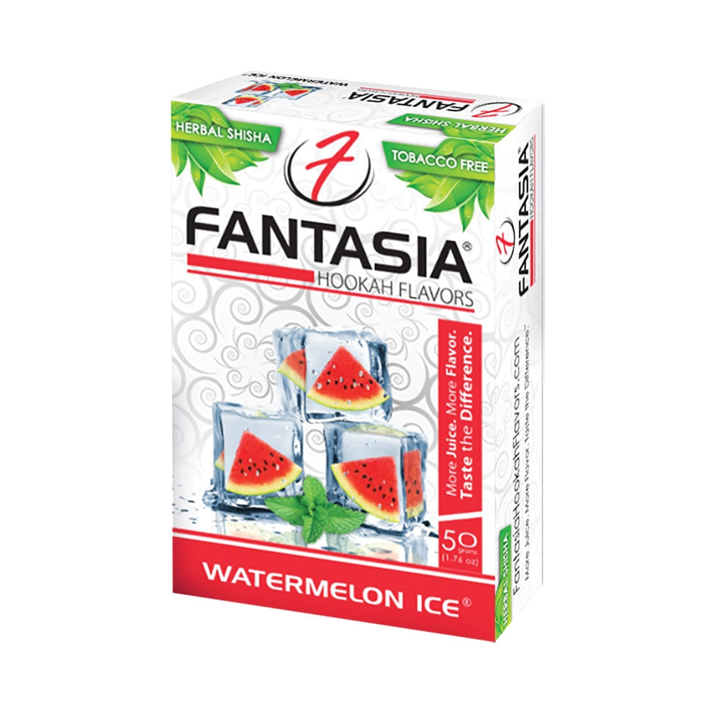 Fantasia Nicotine Free Herbal Watermelon Ice Packaging