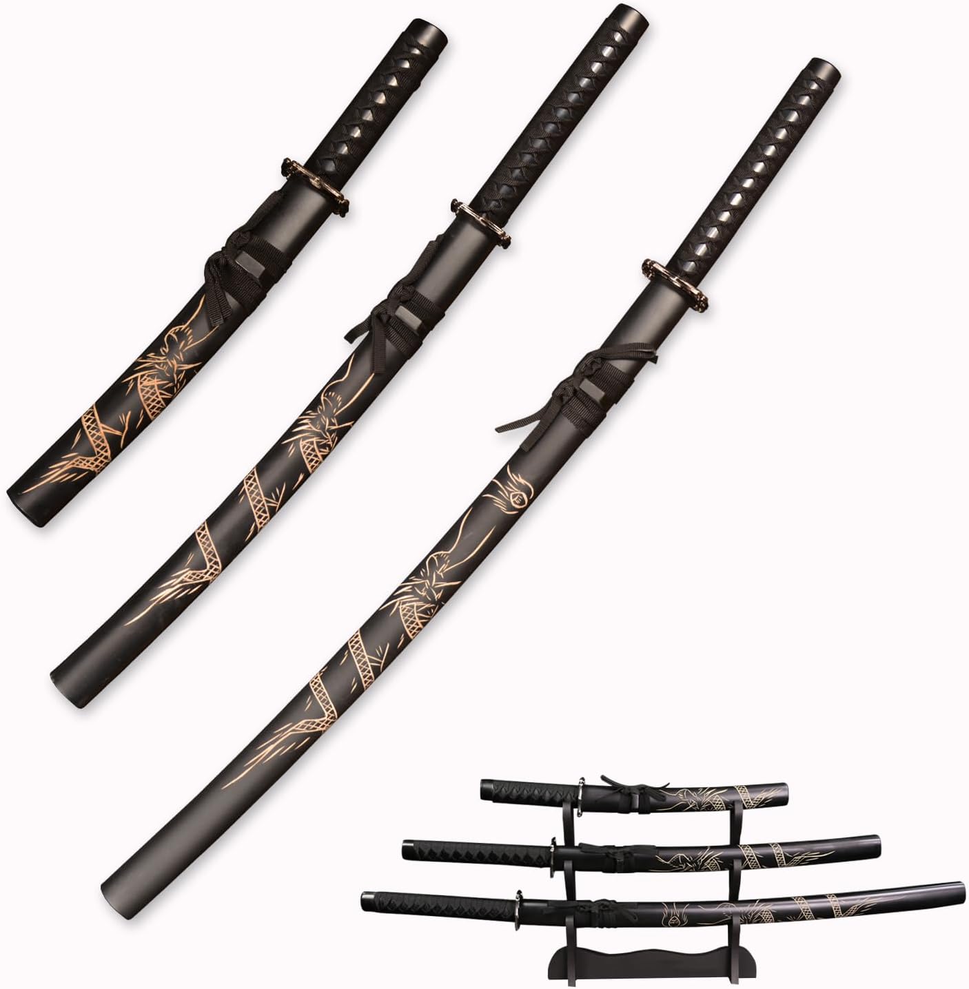 3ps Sword Set With Display RT-5003BK