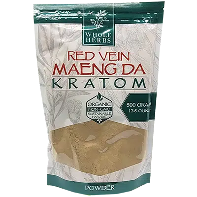 Whole Herbs Kratom 500g Red Vein Maeng Da