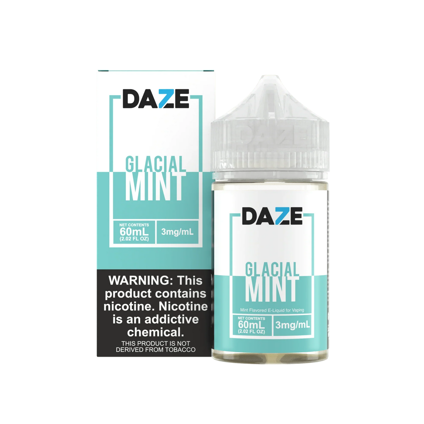 REDS APPLE BY 7 DAZE 60ML Glacial Mint with Packaging