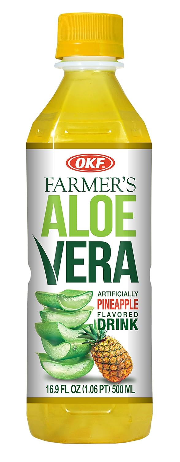 OKF Aloe Vera Drink 500mL Pineapple