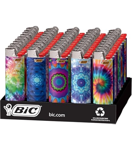BIC Lighters 50-Count Tray Landscapes
