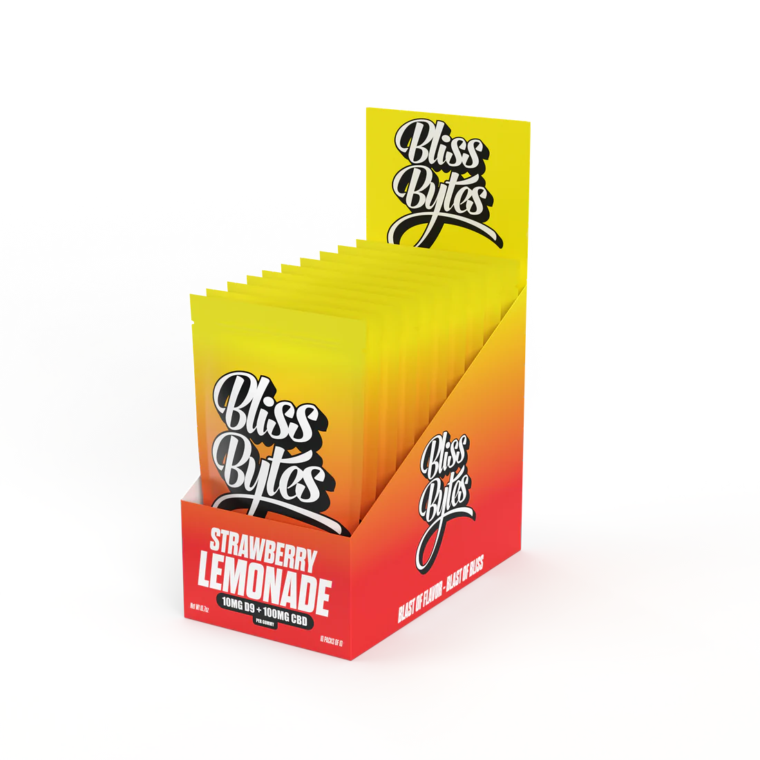 Bliss Bytes Gummy | 10ct | Strawberry Lemonade